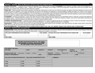 Form OCFS-6025 Application for Child Care Assistance - New York, Page 4