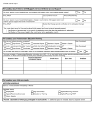 Form SFN598 Child Care Assistance Program Application - North Dakota, Page 5