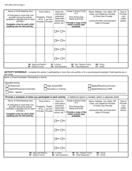 Form SFN598 Child Care Assistance Program Application - North Dakota, Page 6