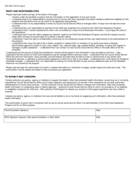 Form SFN598 Child Care Assistance Program Application - North Dakota, Page 7