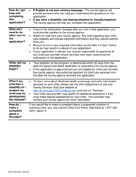 Form JFS01138 Application for Child Care Benefits - Ohio, Page 2
