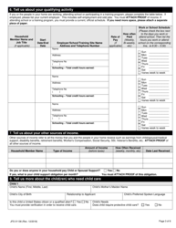 Form JFS01138 Application for Child Care Benefits - Ohio, Page 5