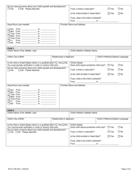 Form JFS01138 Application for Child Care Benefits - Ohio, Page 6