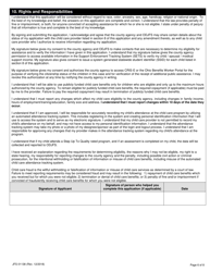Form JFS01138 Application for Child Care Benefits - Ohio, Page 8
