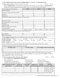 Form DHS7476 Employment Related Day Care (Erdc) and Supplemental Nutrition Assistance Program (Snap) Application - Oregon, Page 3