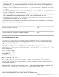Form DHS7476 Employment Related Day Care (Erdc) and Supplemental Nutrition Assistance Program (Snap) Application - Oregon, Page 7