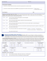 Form CY868 Pennsylvania Application for Subsidized Child Care - Pennsylvania, Page 5