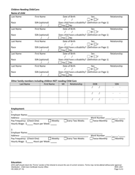 Form HS-3408 Application for Child Care Payment Assistance/Smart Steps - Tennessee, Page 4