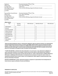 Form HS-3408 Application for Child Care Payment Assistance/Smart Steps - Tennessee, Page 5