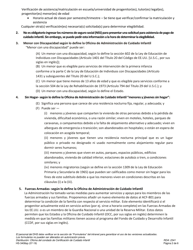 Formulario HS-3408SP Solicitud Para Asistencia De Pago De Cuidado Infantil/Smart Steps - Tennessee (Spanish), Page 2