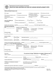 Formulario HS-3408SP Solicitud Para Asistencia De Pago De Cuidado Infantil/Smart Steps - Tennessee (Spanish), Page 3