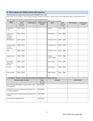 Form 032-25-0147-04-ENG Child Care Subsidy Service Application and Redetermination Form - Virginia, Page 7