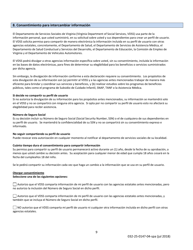 Formulario 032-25-0147-04-SPA Solicitud De Servicios Para Subsidio De Cuidado Infantil Y Formulario De Una Nueva Determinacion - Virginia (Spanish), Page 9