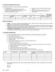 Form ECE-CC-1 Application for Child Care Services - West Virginia, Page 4