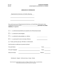 Formulario DFS100CC Solicitud De Asistencia De Cuidado Infantil - Wyoming (Spanish), Page 13