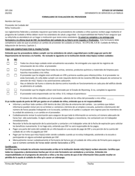 Formulario DFS100CC Solicitud De Asistencia De Cuidado Infantil - Wyoming (Spanish), Page 15