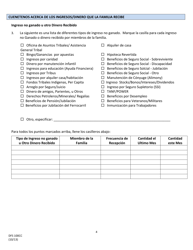 Formulario DFS100CC Solicitud De Asistencia De Cuidado Infantil - Wyoming (Spanish), Page 4