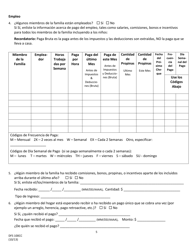 Formulario DFS100CC Solicitud De Asistencia De Cuidado Infantil - Wyoming (Spanish), Page 5
