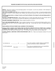 Form DFS100CC Wyoming Application for Child Care Assistance - Wyoming, Page 11