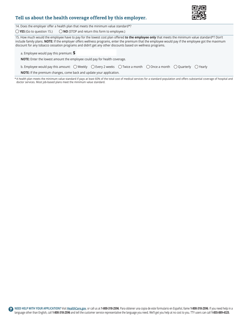 Application for Health Coverage  Help Paying Costs, Page 12