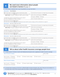 Sample Medicaid Renewal Form, Page 4