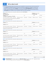 Sample Medicaid Renewal Form, Page 6