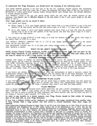 Form UB-107 Wage Statement - Arizona, Page 2
