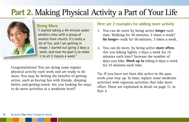 Be Active Your Way: a Guide for Adults, Page 10