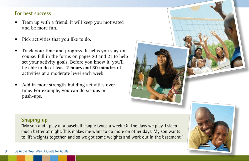 Be Active Your Way: a Guide for Adults, Page 12