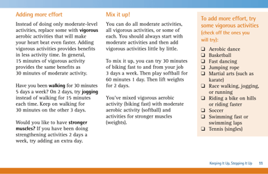 Be Active Your Way: a Guide for Adults, Page 15