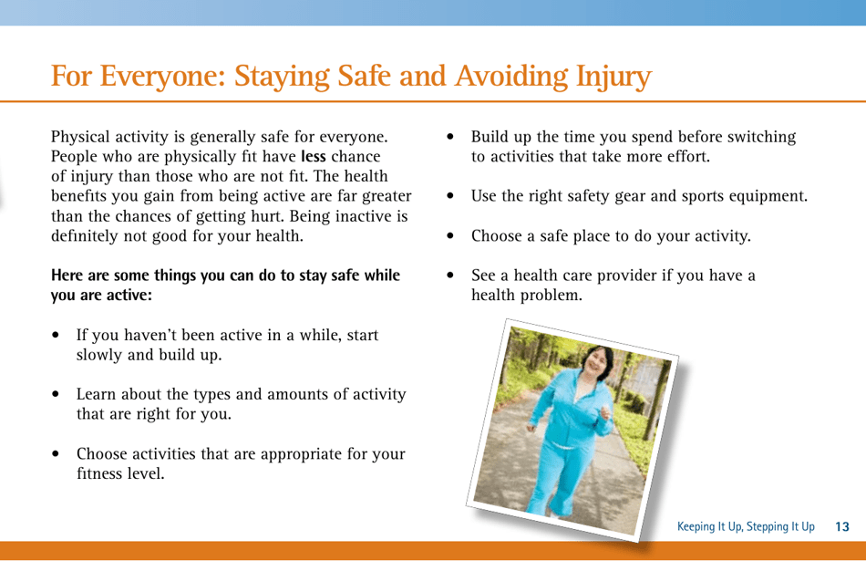 Be Active Your Way: a Guide for Adults, Page 17