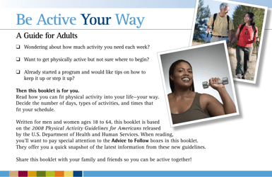 Be Active Your Way: a Guide for Adults, Page 2