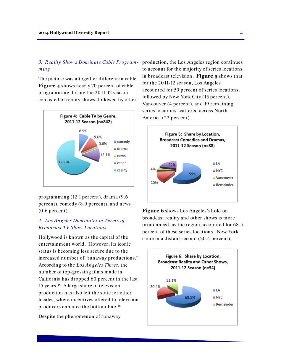 Hollywood Diversity Report - Making Sense of the Disconnect - Ucla, Page 6