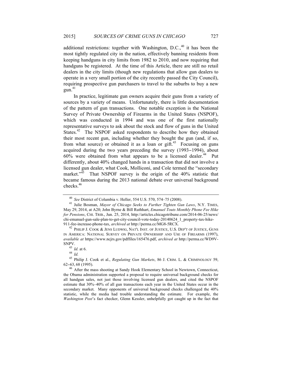 Some Sources of Crime Guns in Chicago: Dirty Dealers, Straw Purchasers, and Traffickers, Page 11