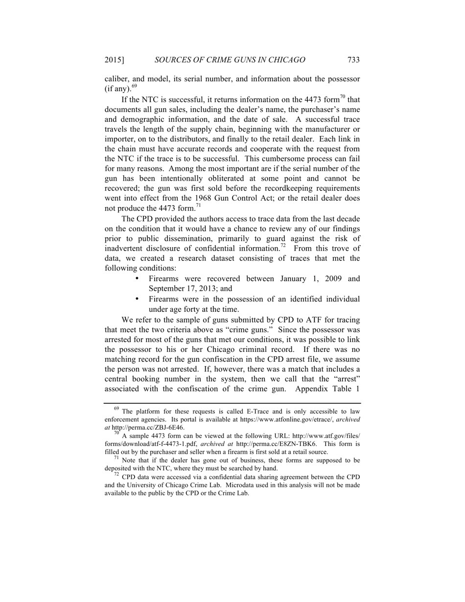 Some Sources of Crime Guns in Chicago: Dirty Dealers, Straw Purchasers, and Traffickers, Page 17