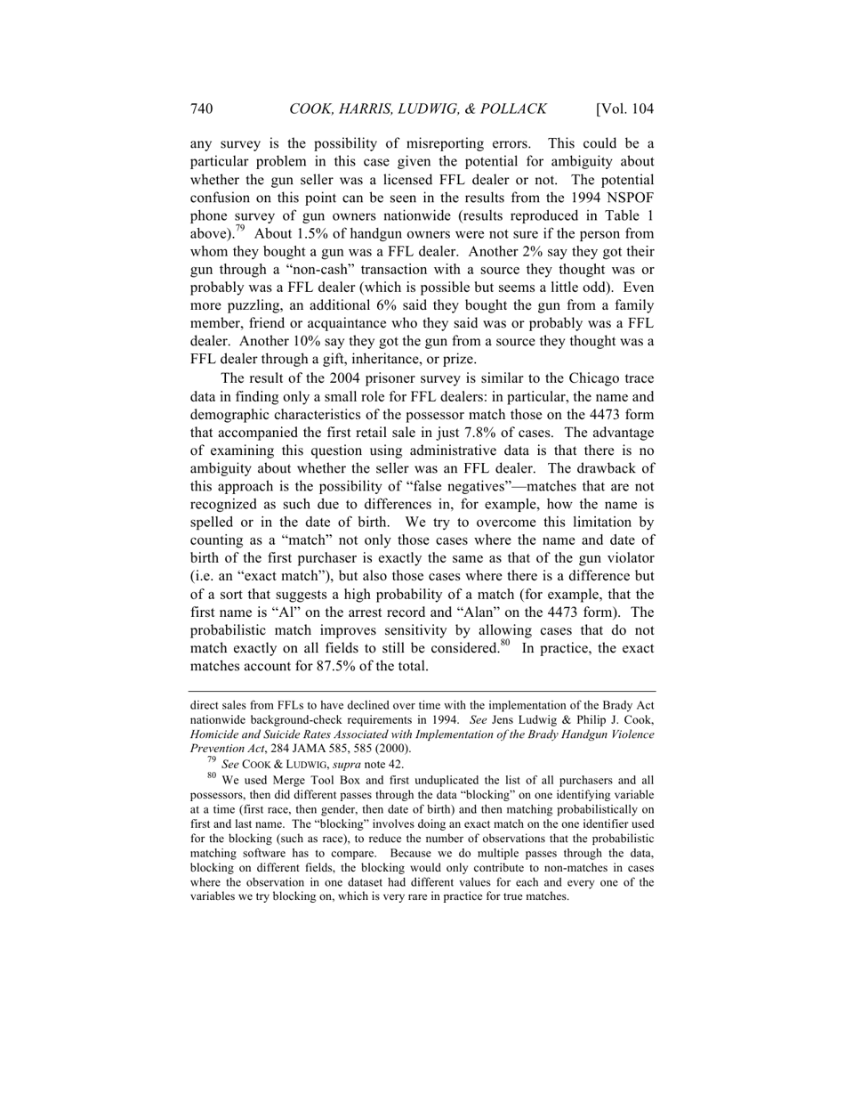 Some Sources of Crime Guns in Chicago: Dirty Dealers, Straw Purchasers, and Traffickers, Page 24