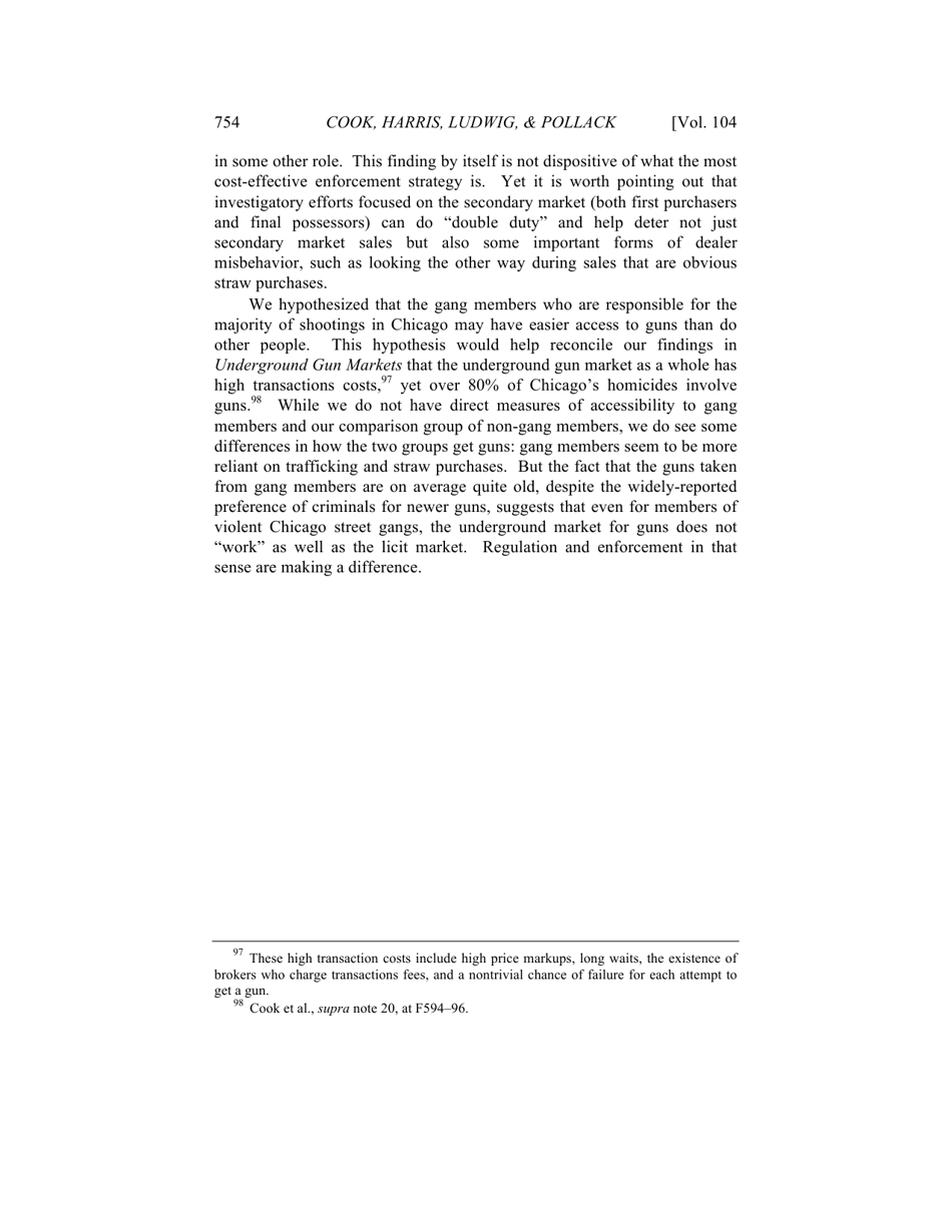 Some Sources of Crime Guns in Chicago: Dirty Dealers, Straw Purchasers, and Traffickers, Page 38