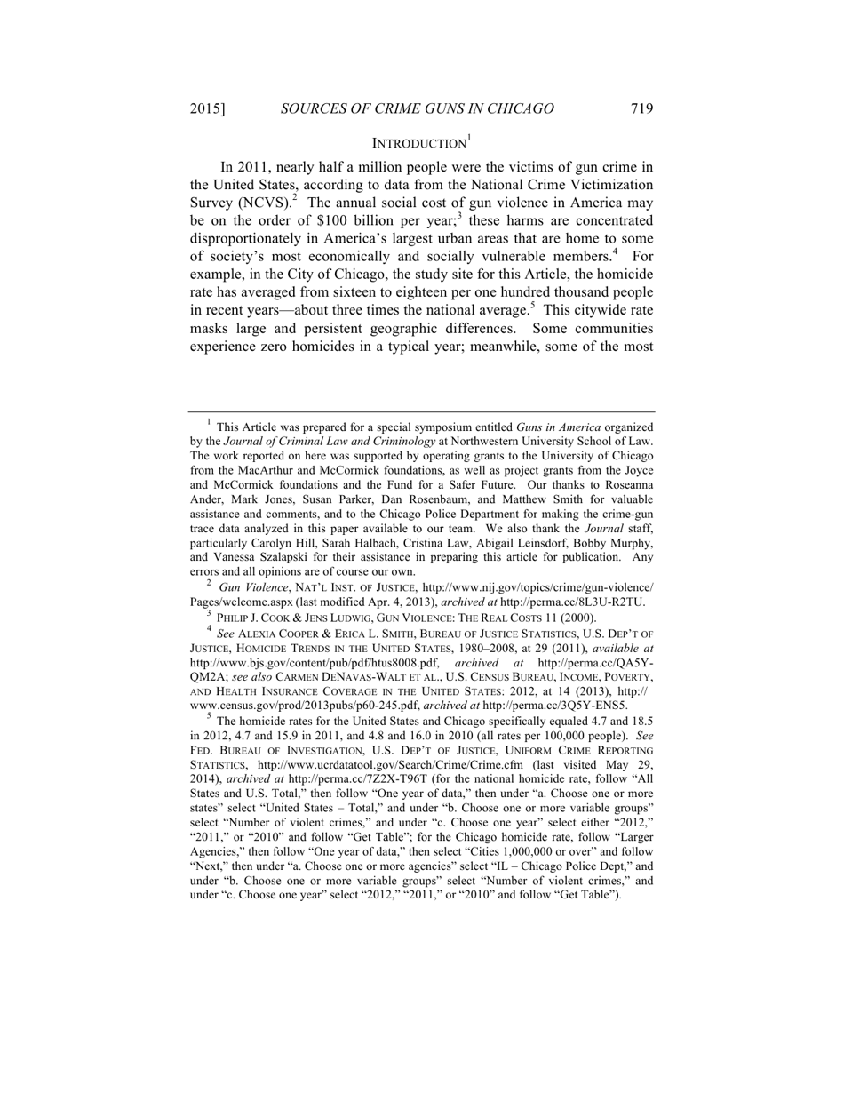 Some Sources of Crime Guns in Chicago: Dirty Dealers, Straw Purchasers, and Traffickers, Page 3