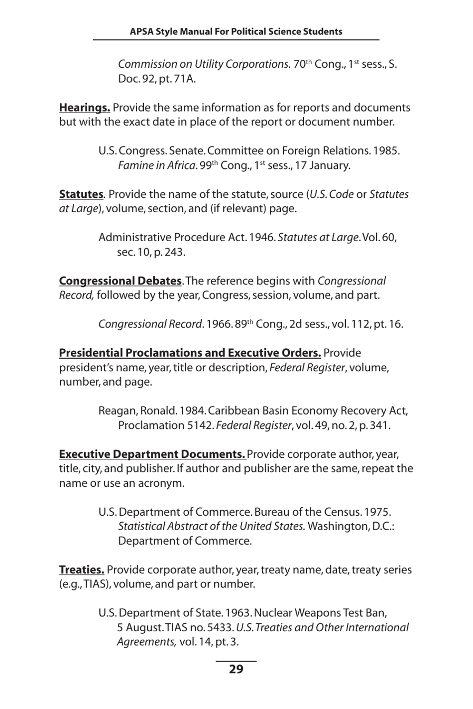 Style Manual for Political Science - Apsa, Page 30