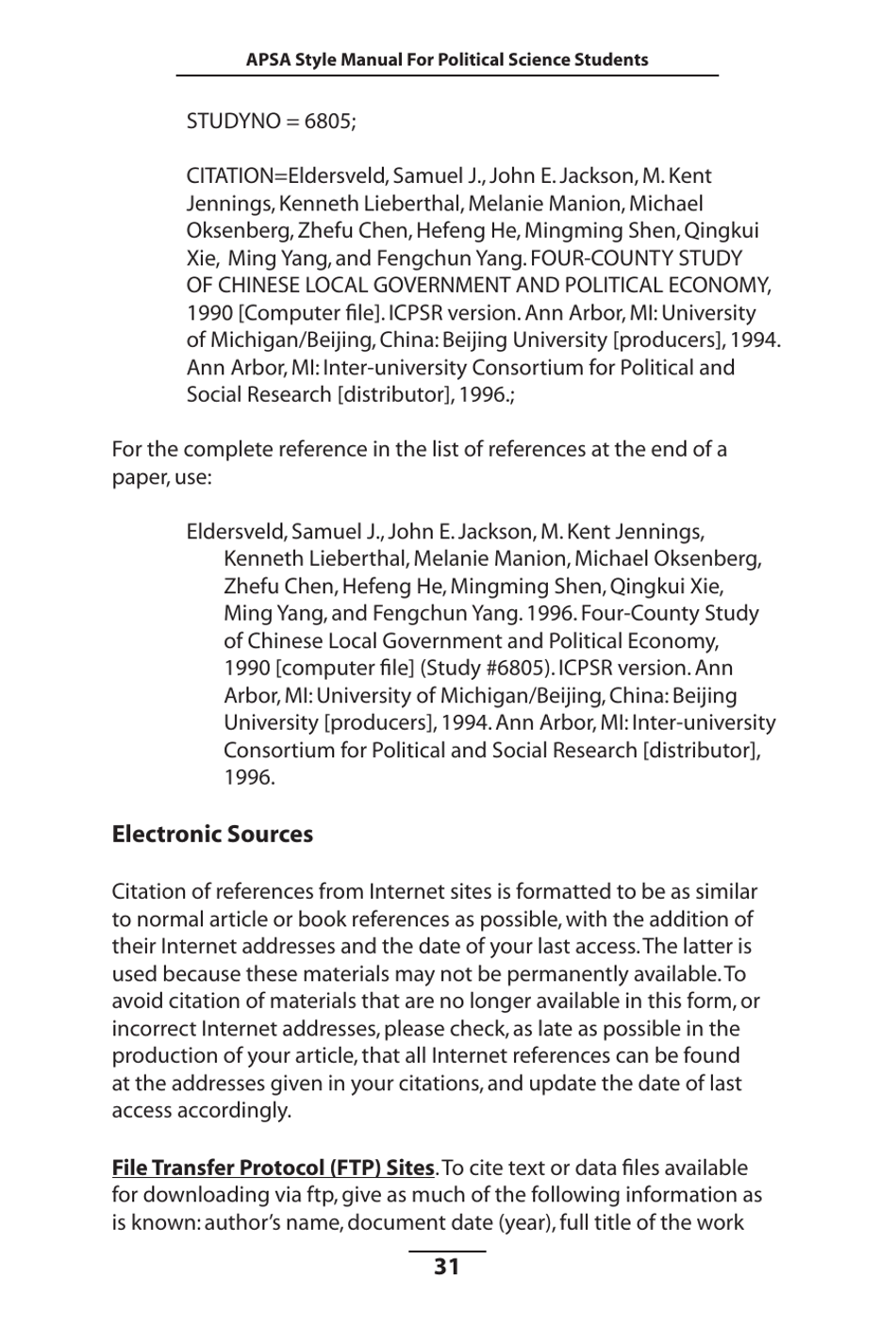 Style Manual for Political Science - Apsa, Page 32