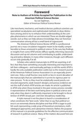 Style Manual for Political Science - Apsa, Page 6