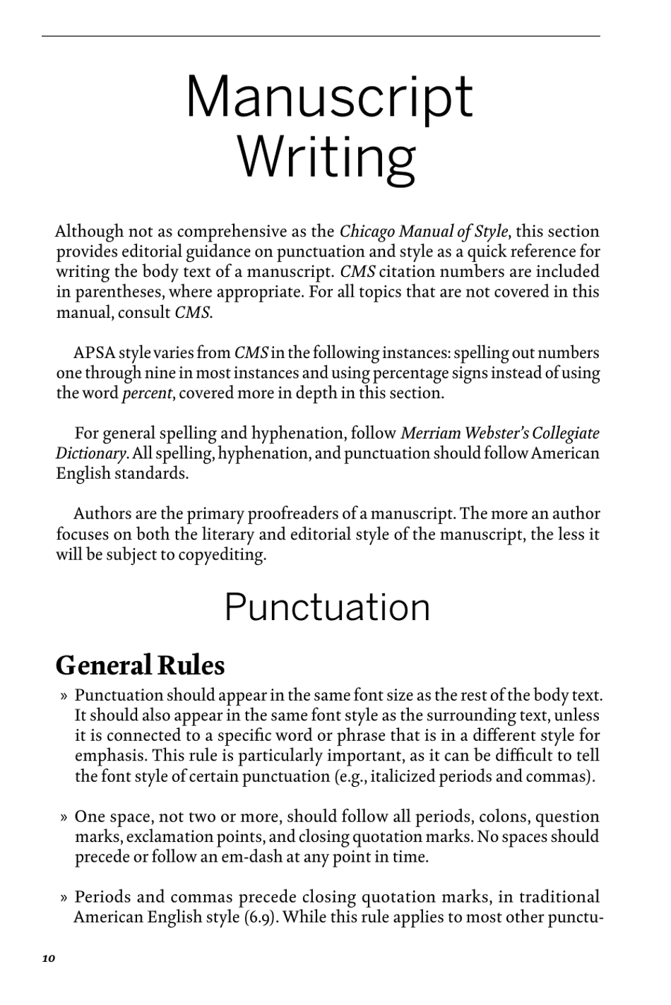 Style Manual for Political Science - Apsa, Page 16