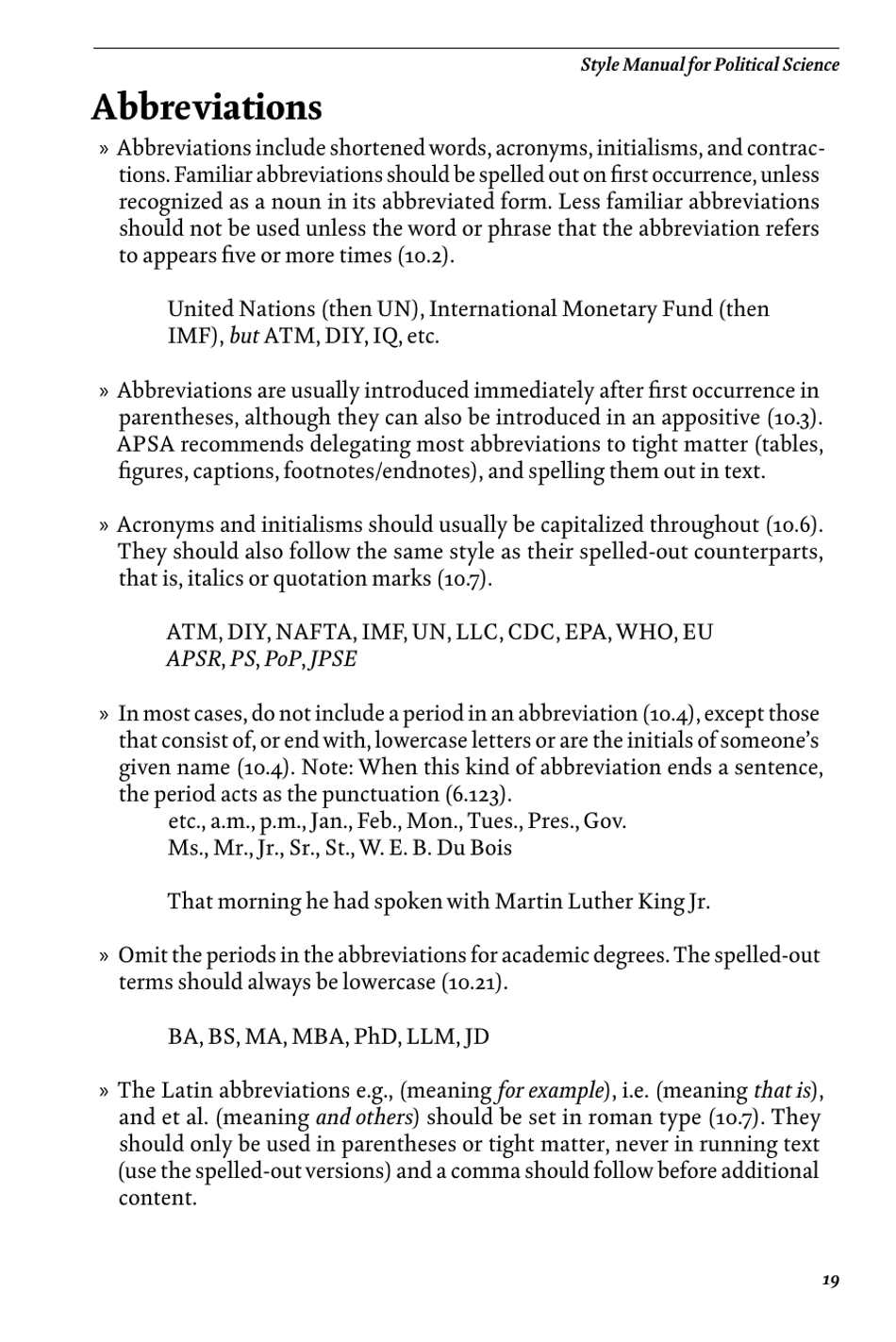 Style Manual for Political Science - Apsa, Page 25