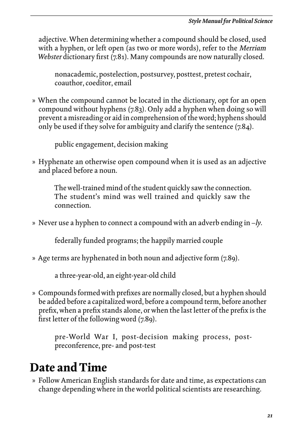 Style Manual for Political Science - Apsa, Page 27