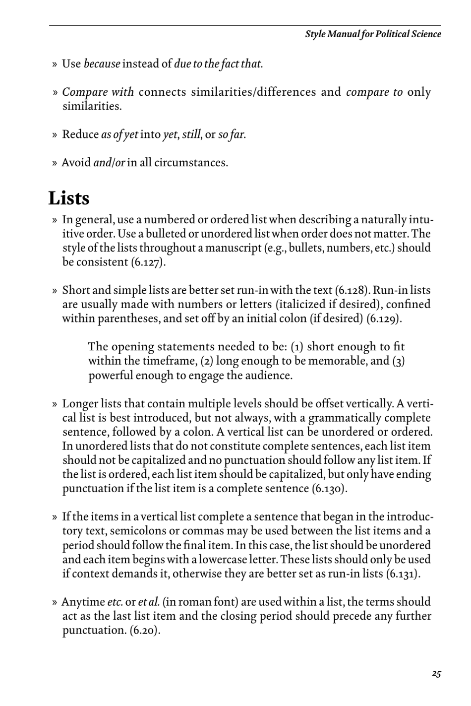 Style Manual for Political Science - Apsa, Page 31