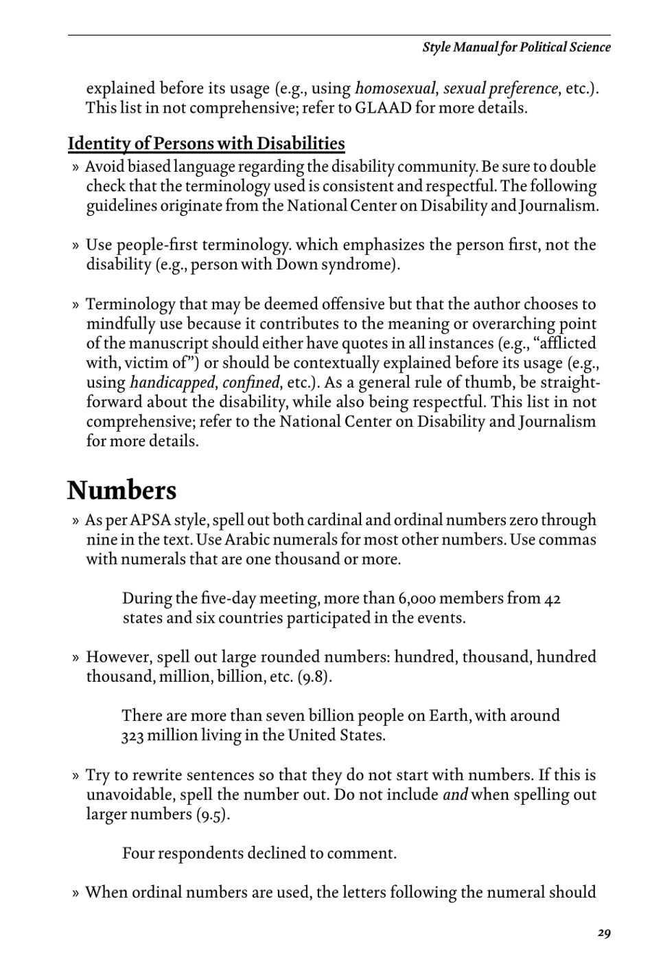 Style Manual for Political Science - Apsa, Page 35