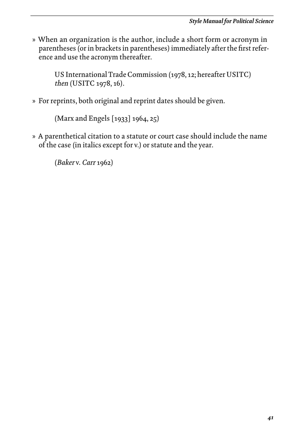 Style Manual for Political Science - Apsa, Page 47