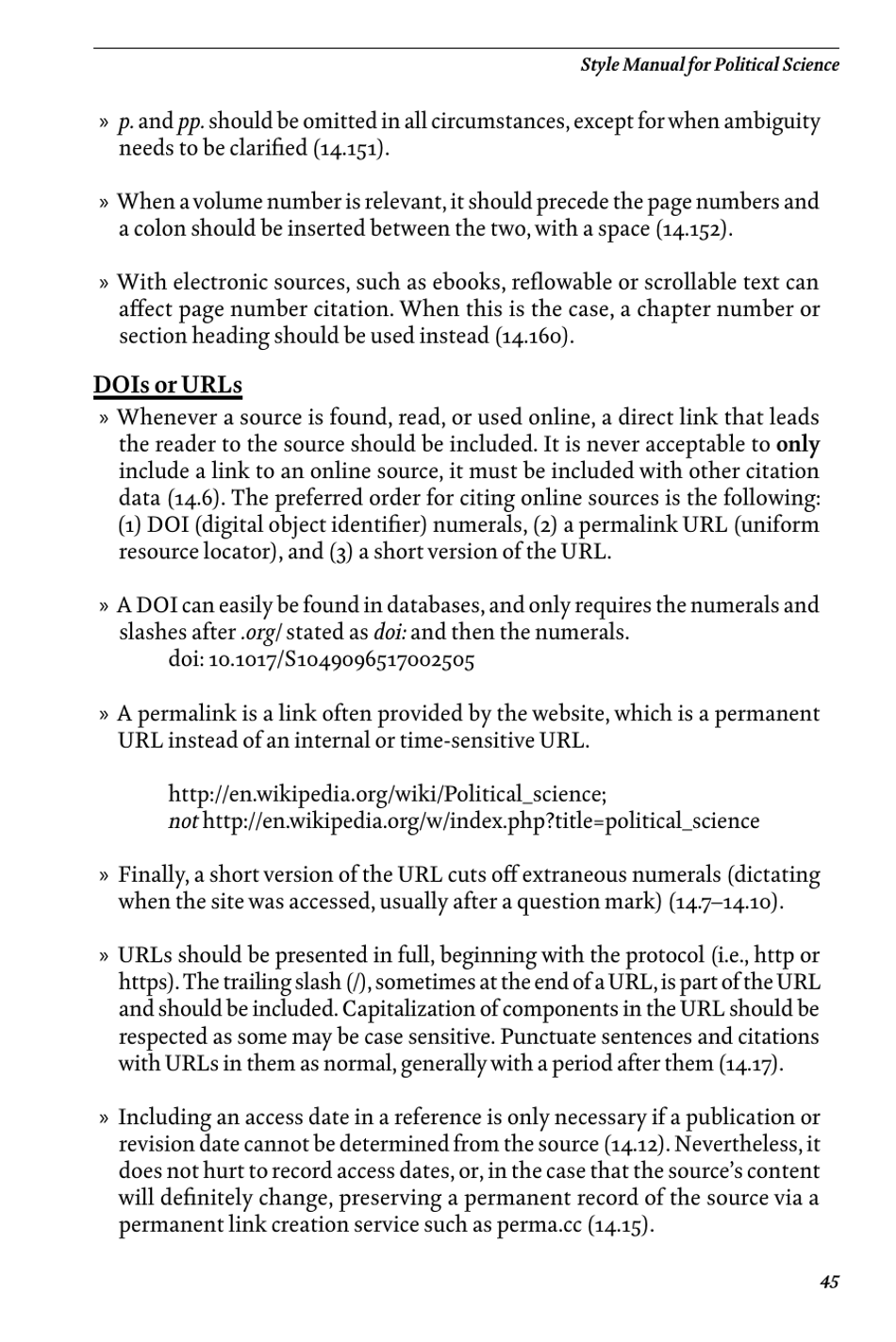 Style Manual for Political Science - Apsa, Page 51