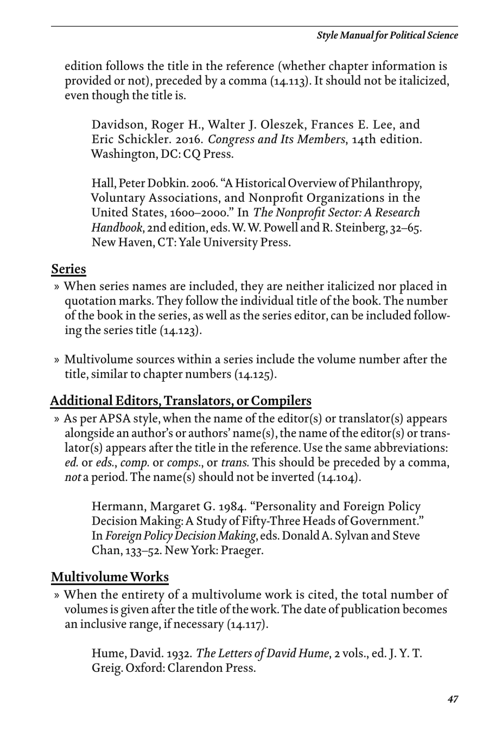 Style Manual for Political Science - Apsa, Page 53