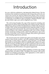 Style Manual for Political Science - Apsa, Page 7